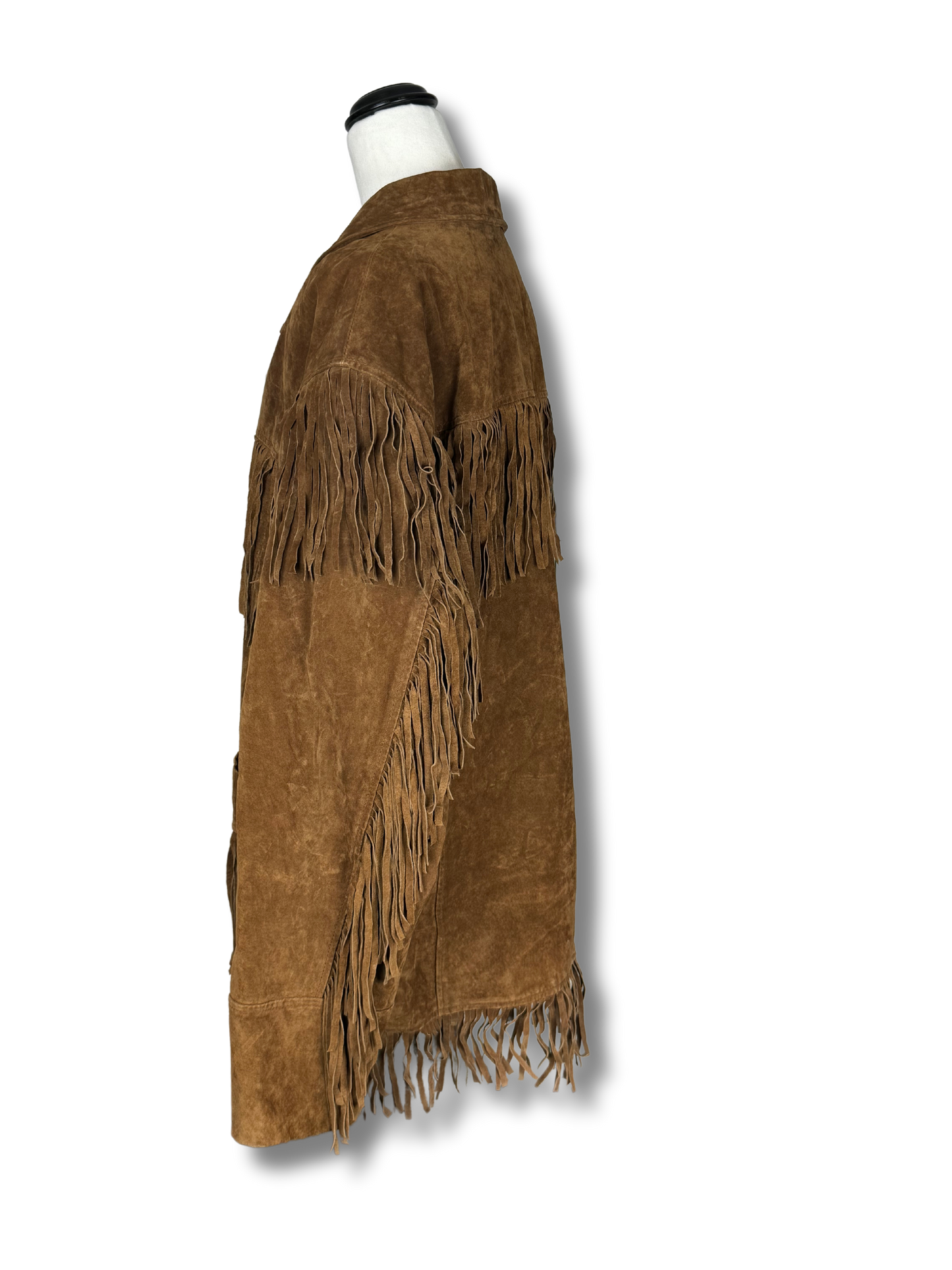 Leather Gallery 70s Vintage Leather Fringed Jacket