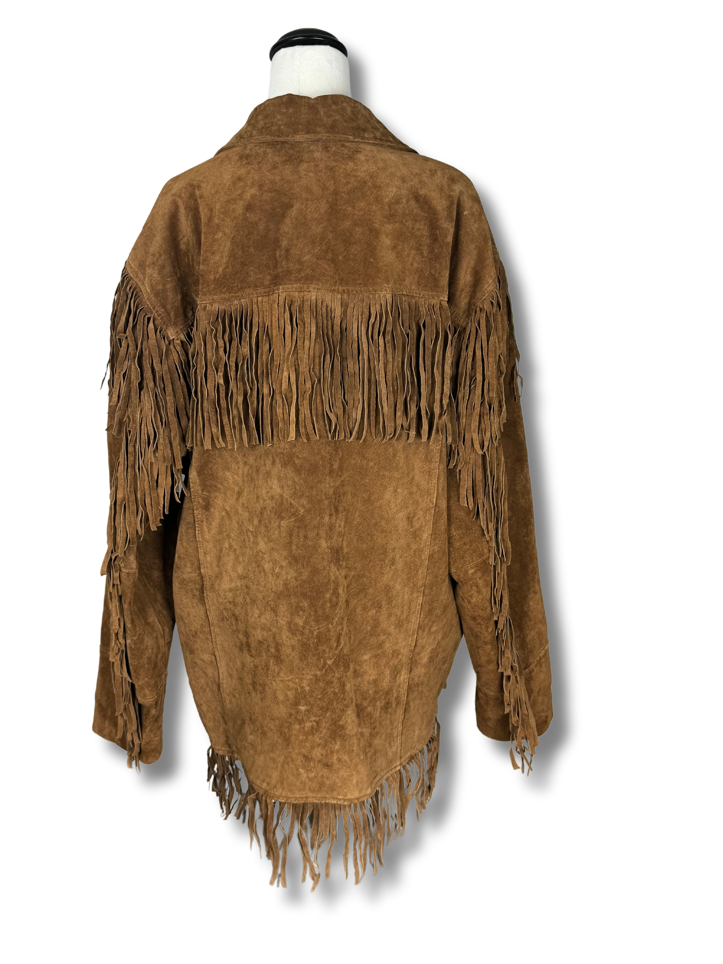 Leather Gallery 70s Vintage Leather Fringed Jacket