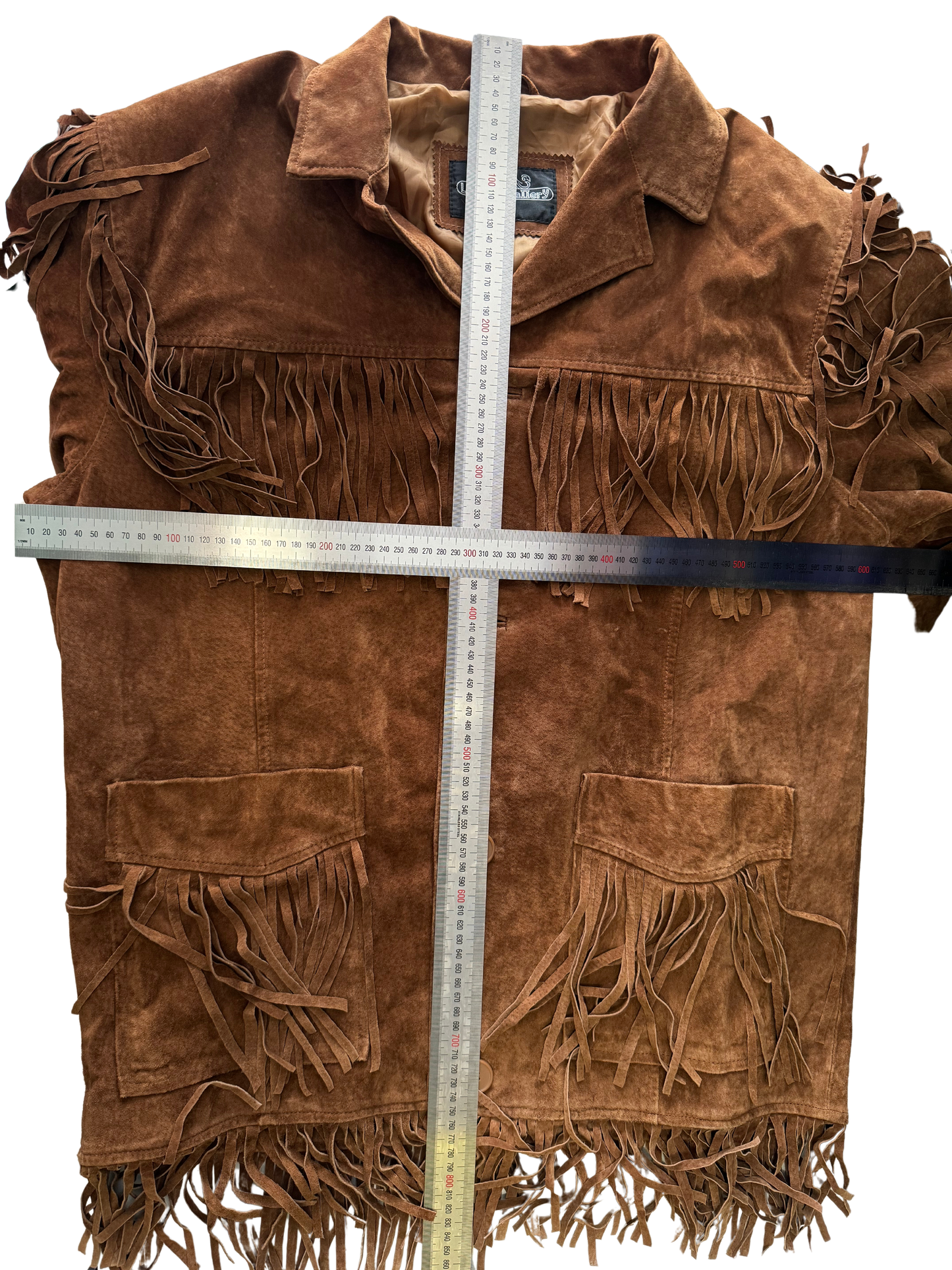 Leather Gallery 70s Vintage Leather Fringed Jacket