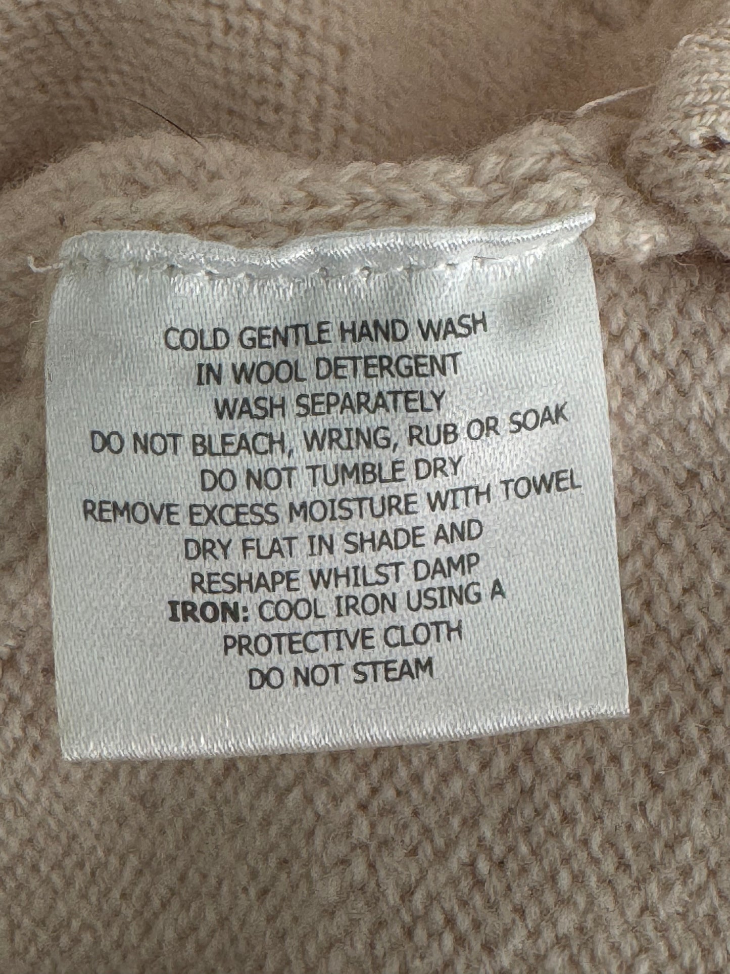 Alannah Hill Late '90s 100% Wool Beige Sweater