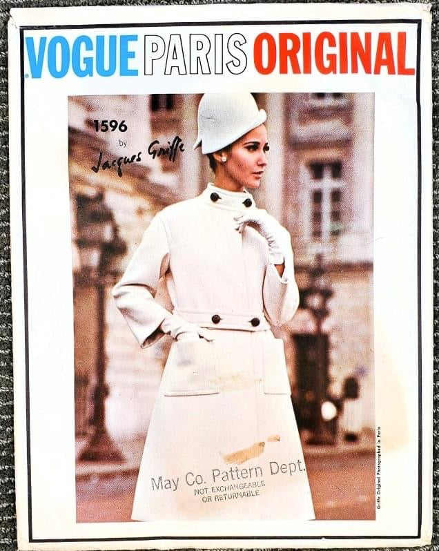 60s Full Length Red Designer Coat
