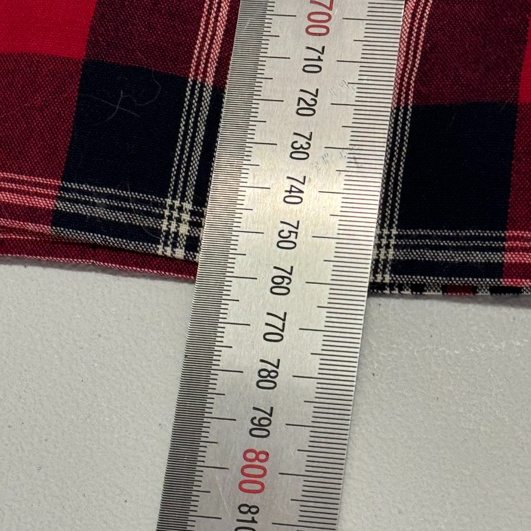 Pendleton 1970s Vintage Woollen Red Plaid Skirt