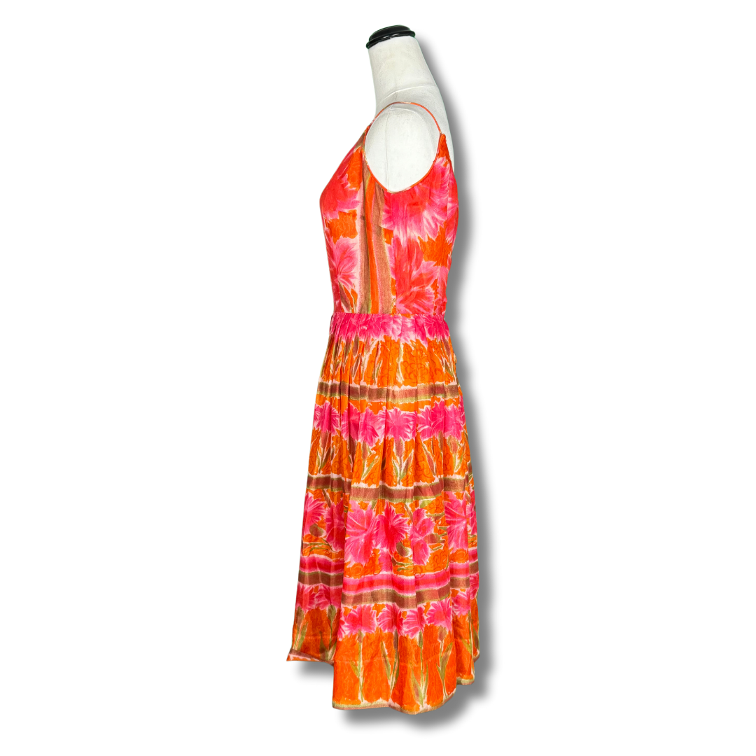 Jerry Gilden Vintage 1960s Orange Sundress