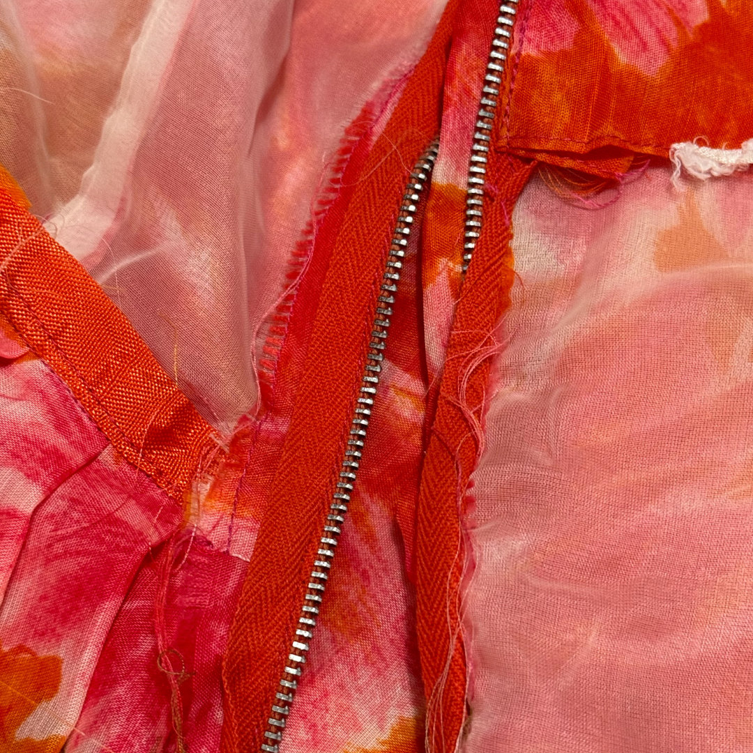 Jerry Gilden Vintage 1960s Orange Sundress