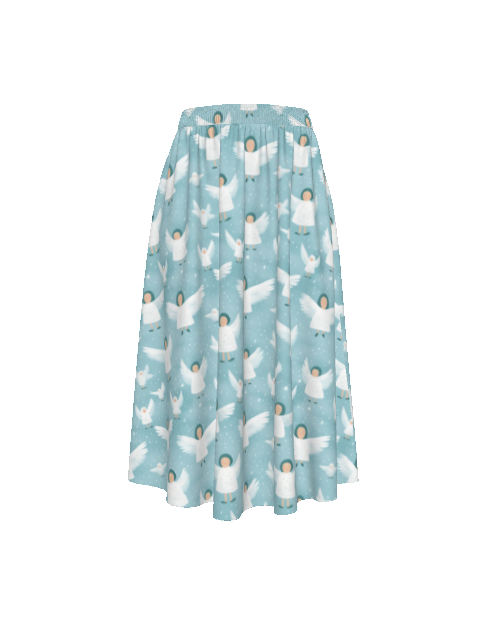 The Gilda Skirt in Snowfall Seraphs