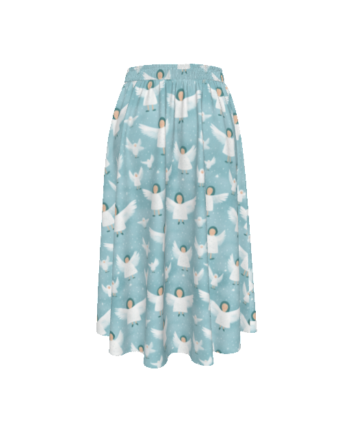 The Gilda Skirt in Snowfall Seraphs