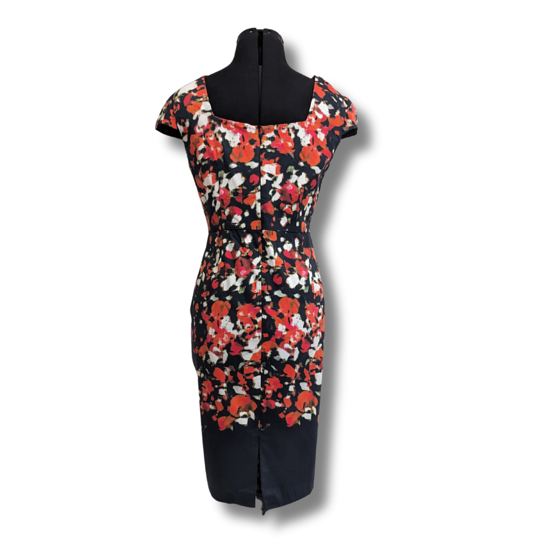 Anthea Crawford Black Floral Dress