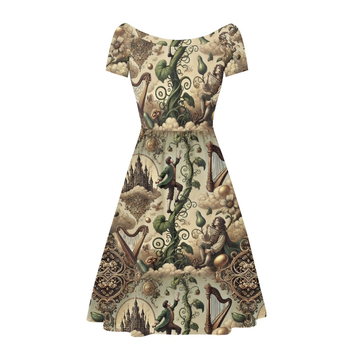 The Birdie dress in Beanstalk Babe