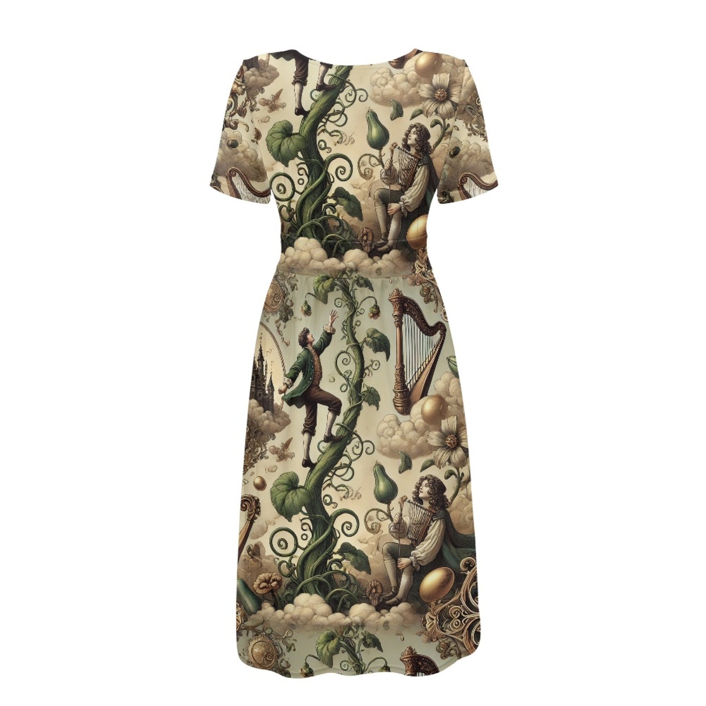 The Verna dress in Beanstalk Babe