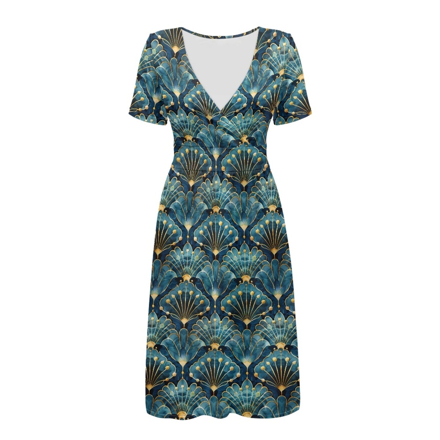 The Verna dress in Deco Bloom