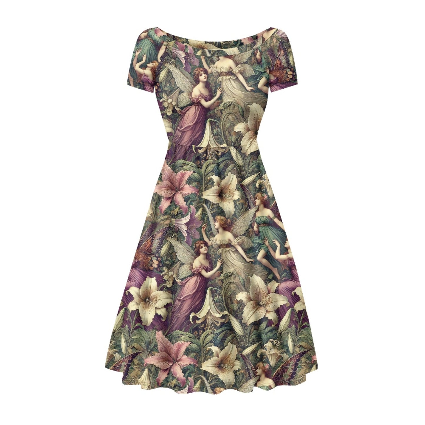 The Birdie dress in Florist of the Fae