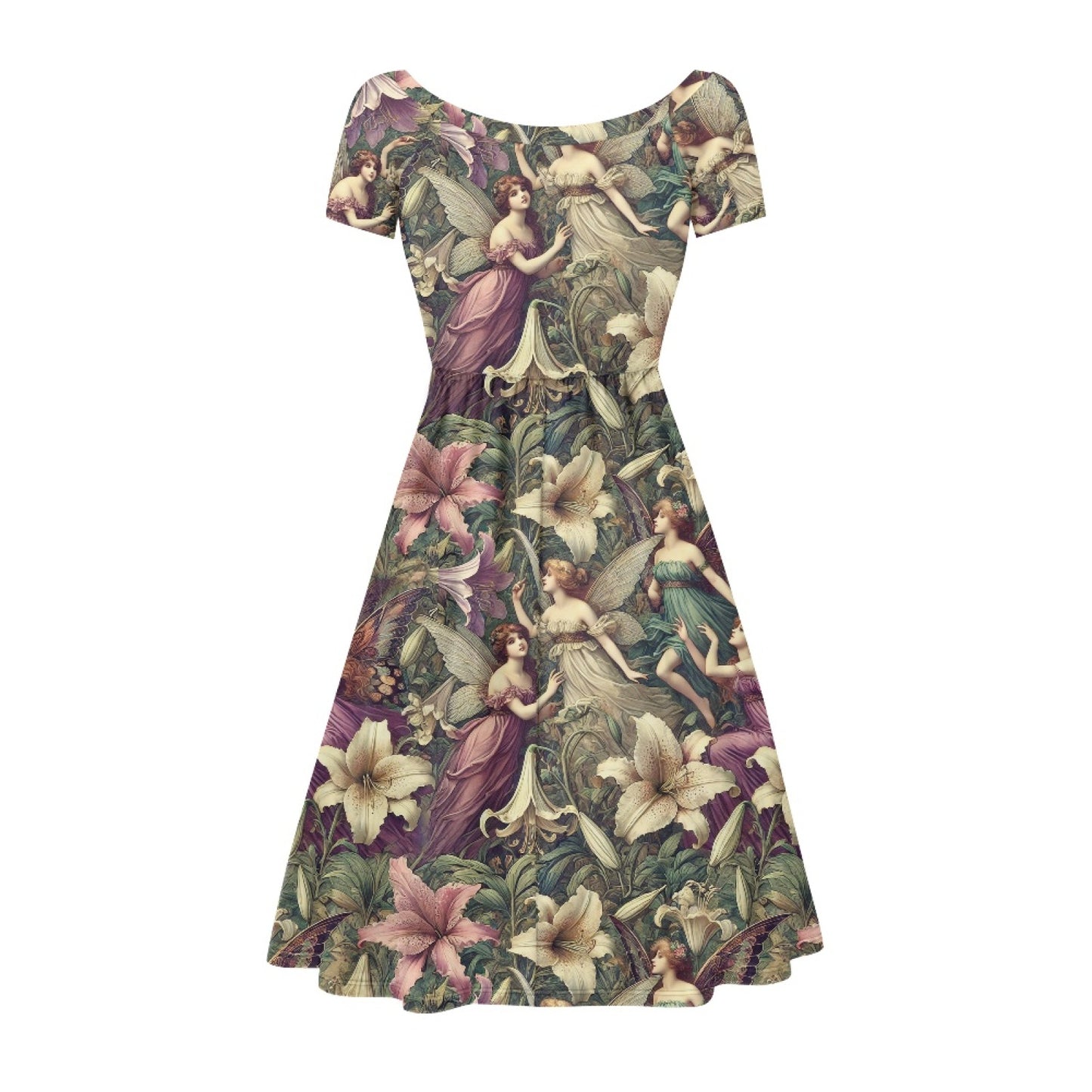 The Birdie dress in Florist of the Fae