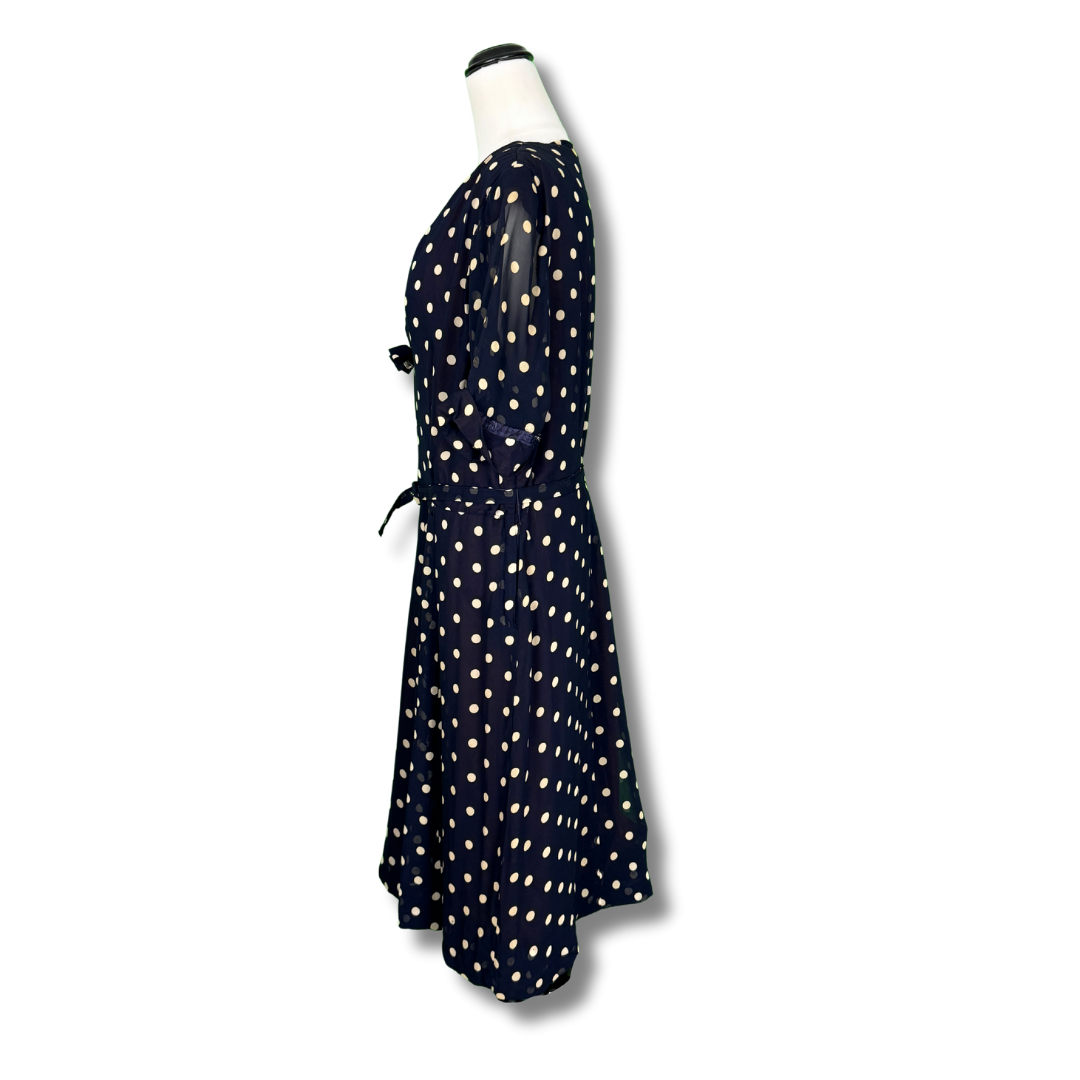 Classic Lady by Constantine Vintage 1950s Polka Dot Dress