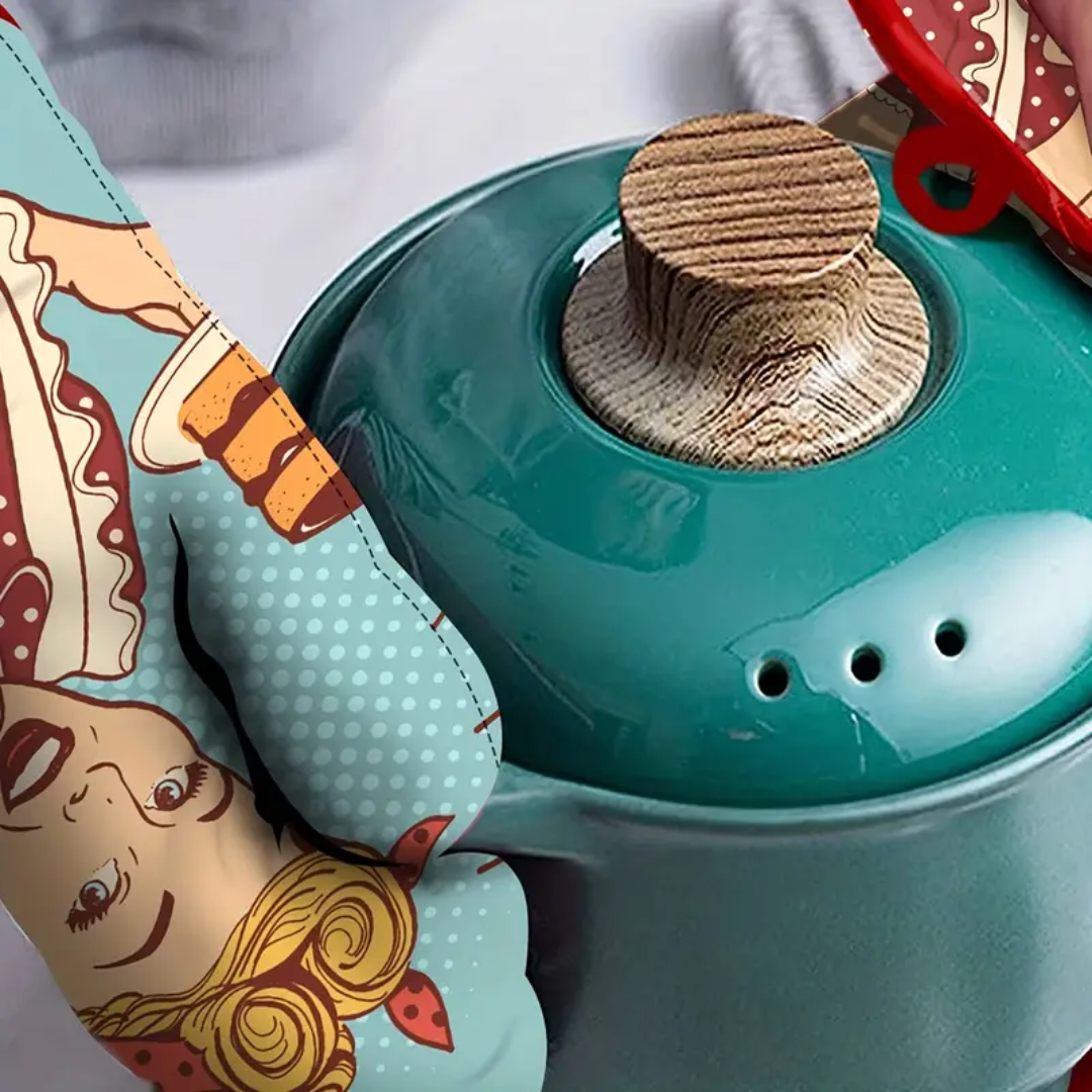 Deadly Housewives Oven Mitten and Table Pad