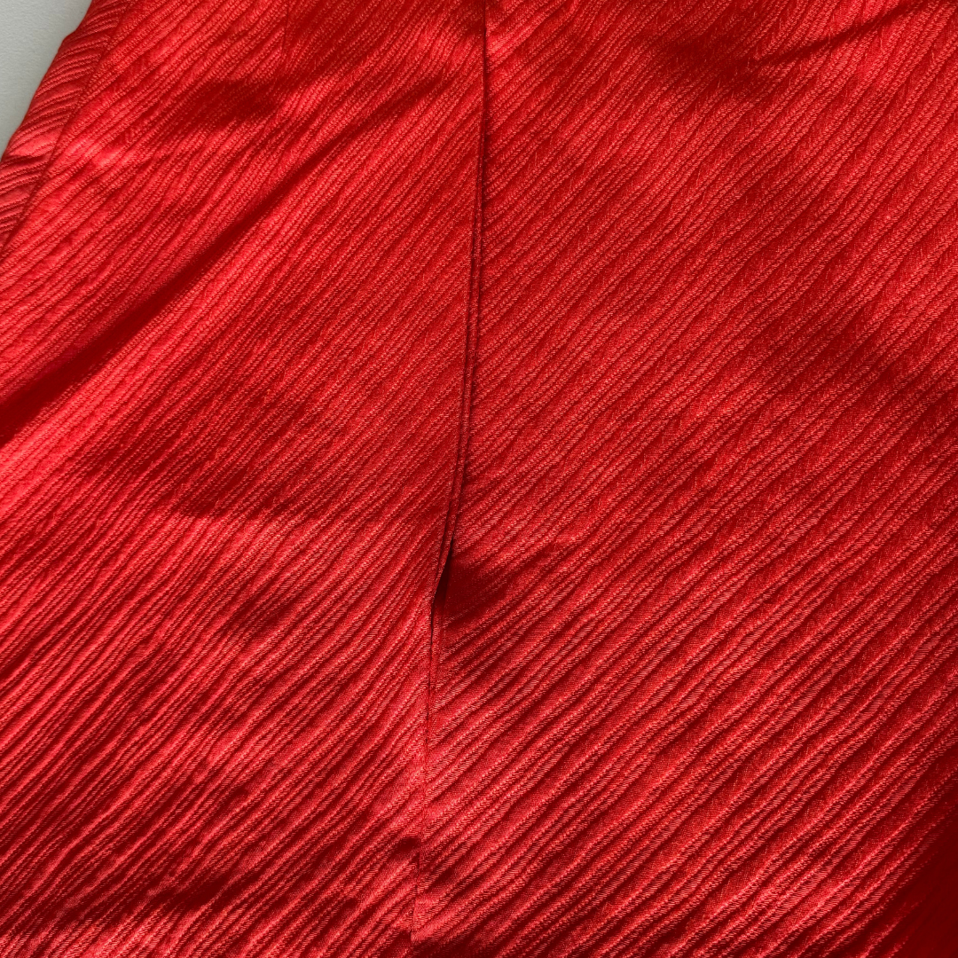 Dorothy Spencer Vintage 1960s Red Button Up Dress