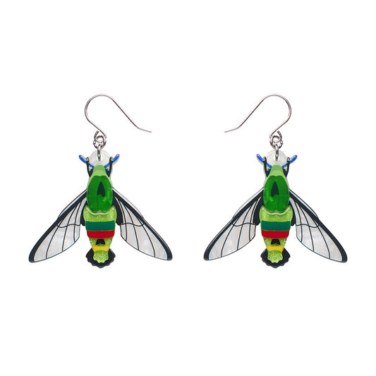 Erstwilder Glimmer the Hawk Moth Earrings