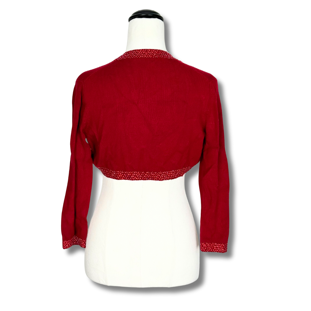 Alannah Hill Red Beaded Bolero
