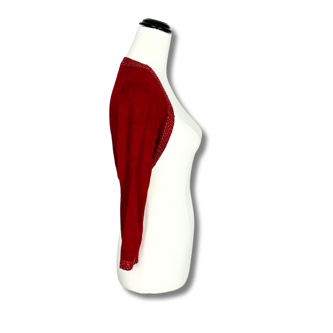 Alannah Hill Red Beaded Bolero