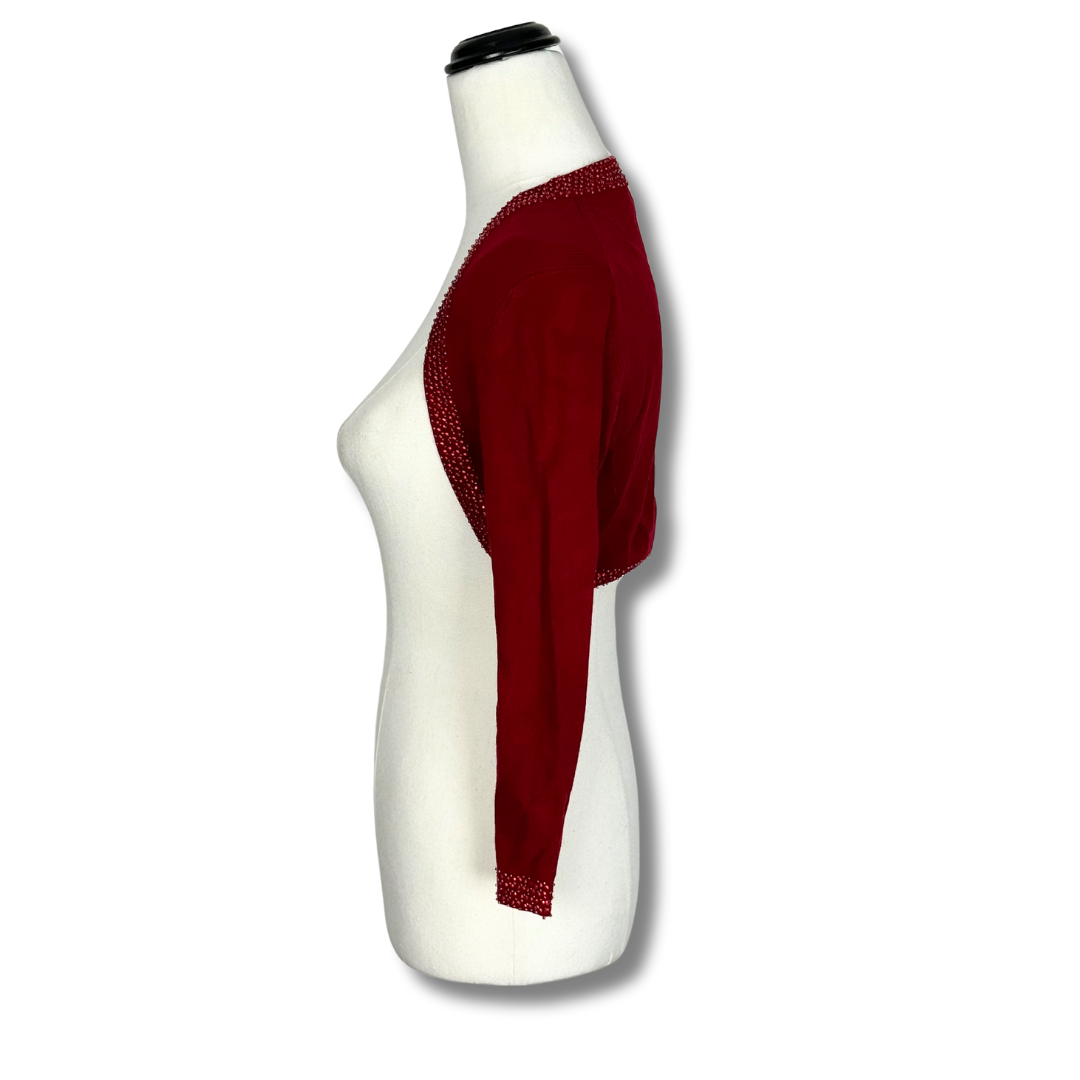 Alannah Hill Red Beaded Bolero