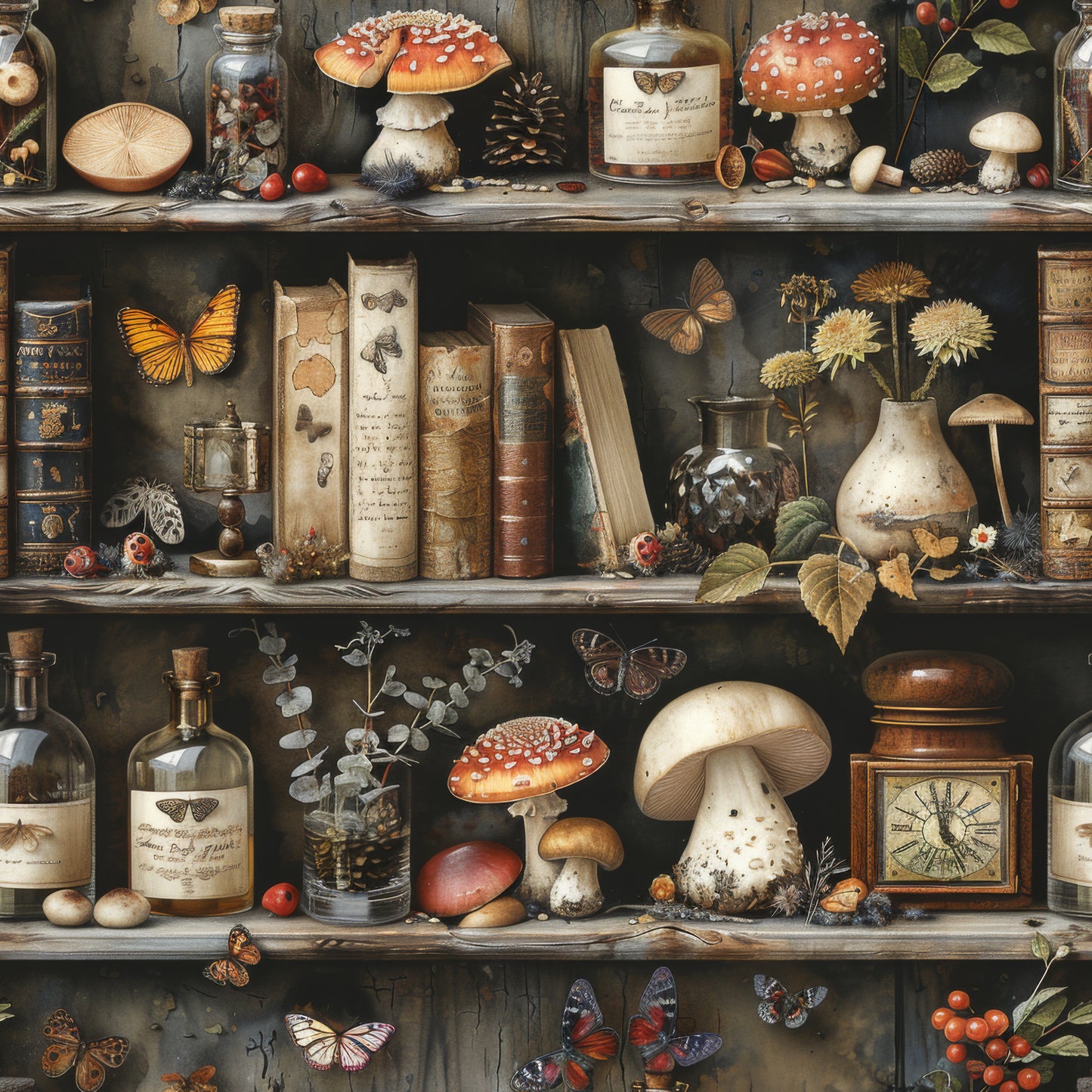 The Birdie dress in Library of Odd Things