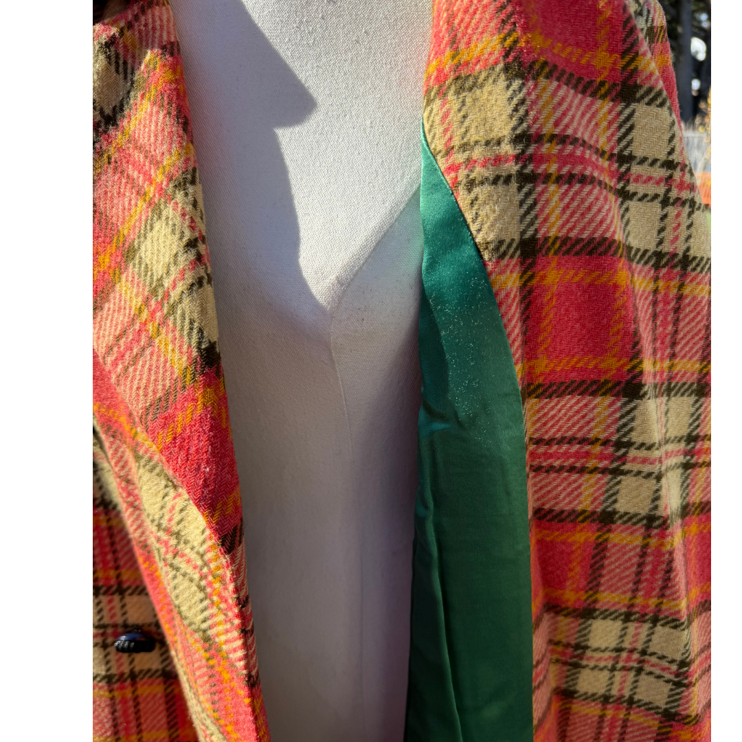 Handmade Vintage 60s 70s OG Blanket Coat