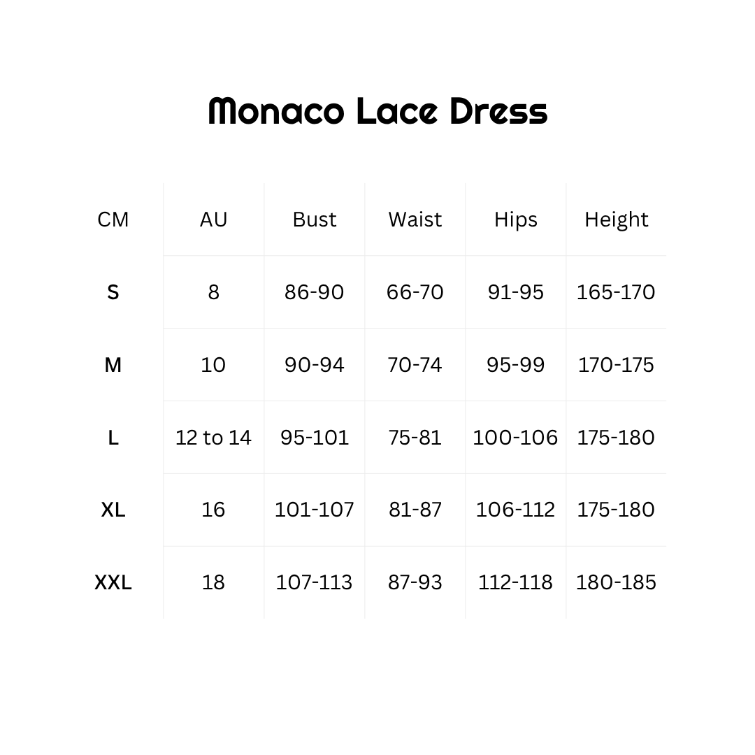 Monaco Lace Dress (Sample)