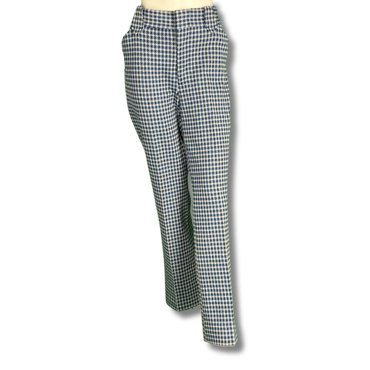 Pioneer Wear Blue & White Plaid Trousers
