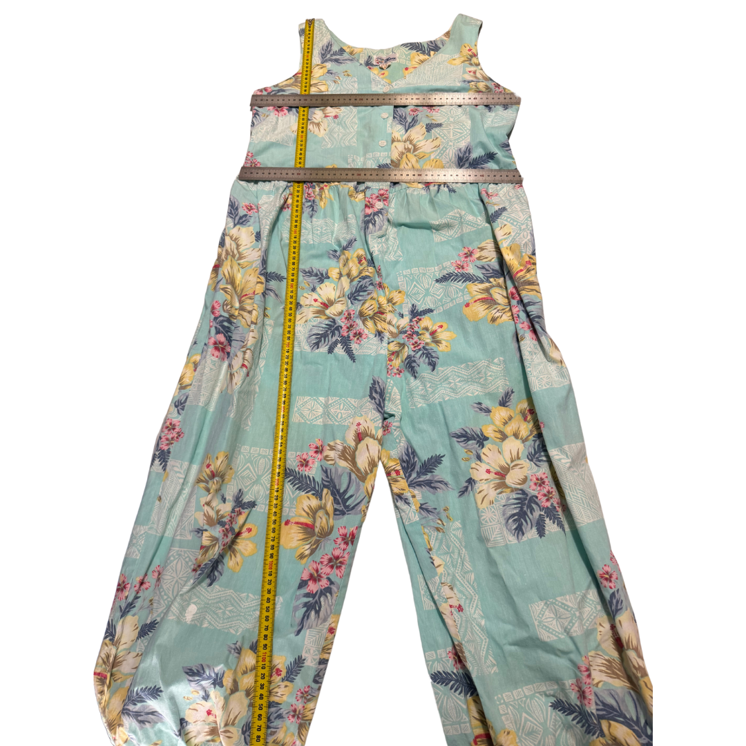 Reyn Spooner Vintage 1980s Hawaiian Floral Jumpsuit