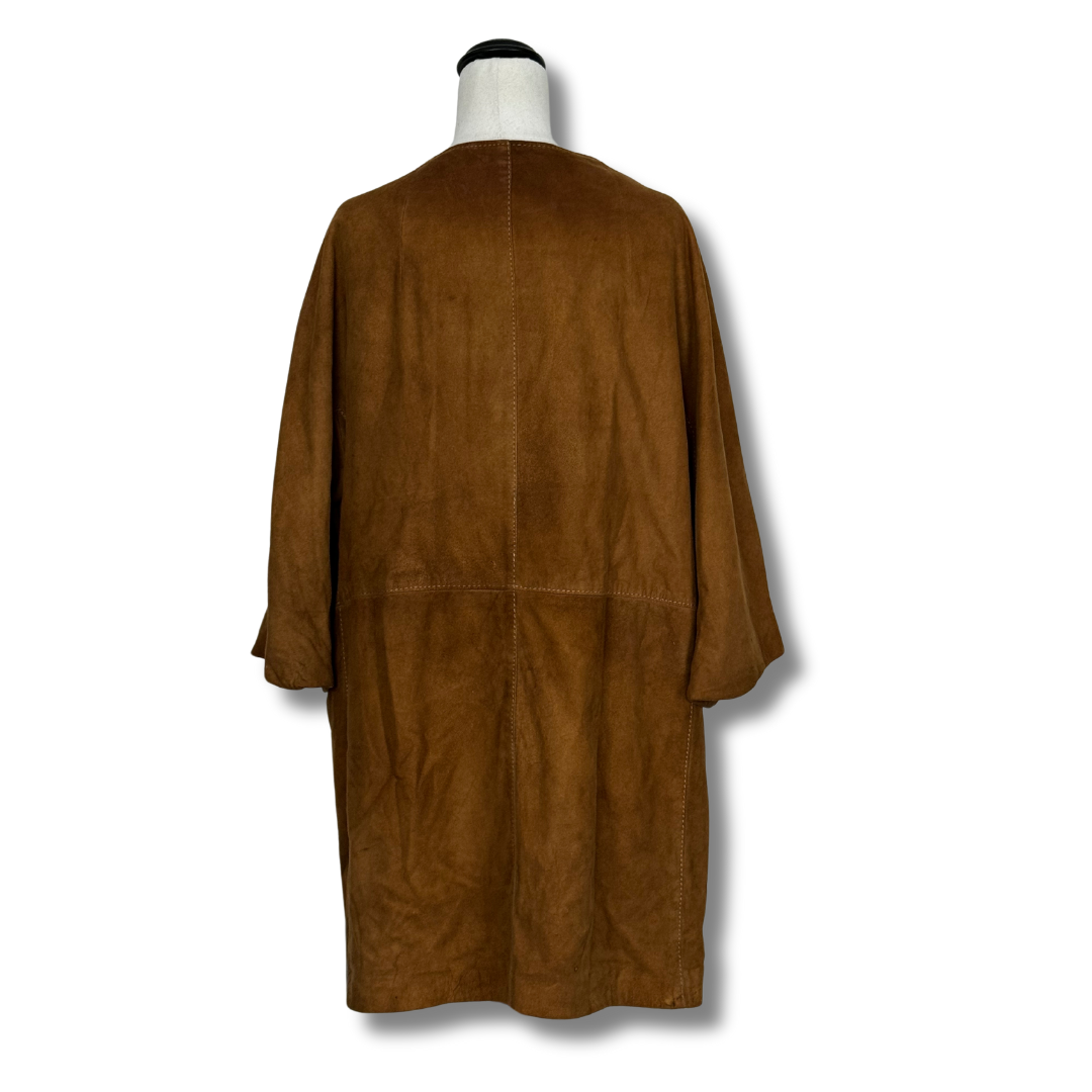 Samuel Robert Original Brown Suede 60s Swing Coat
