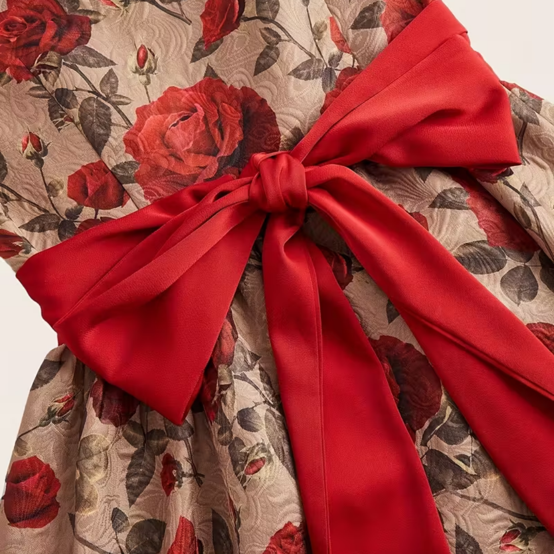 The Valentine Rose Dress (Sample)