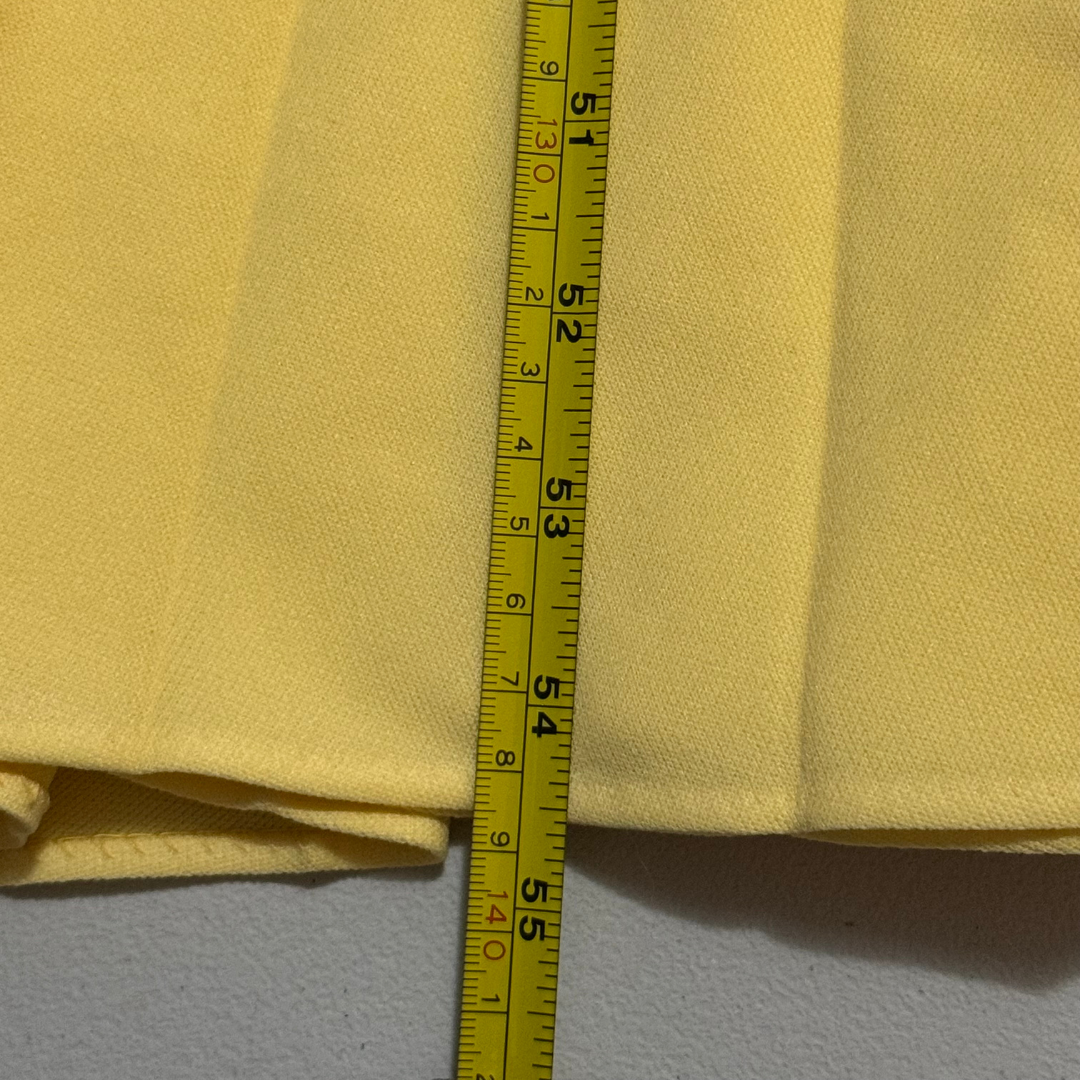 Vintage 1970s Yellow Embroidered Empire Waist Jumpsuit
