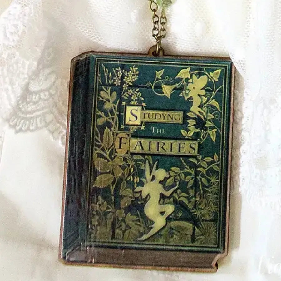 Violet Fane Studying the Fairies Necklace