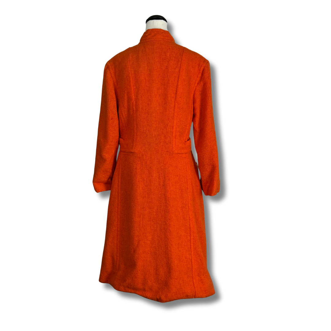 60s Full Length Red Designer Coat