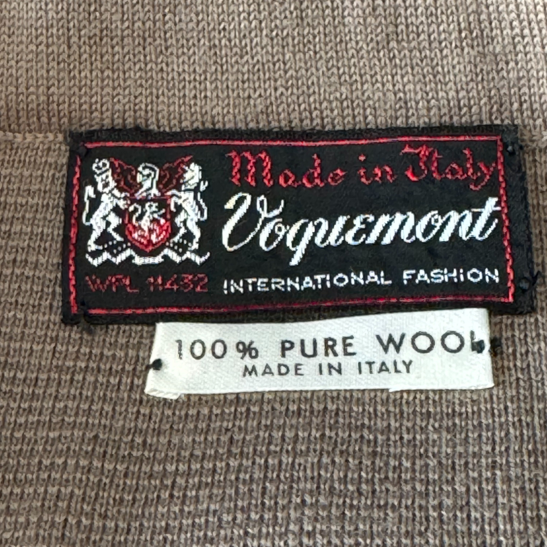 Voguemont 1950s Pure Wool Tan Skirt