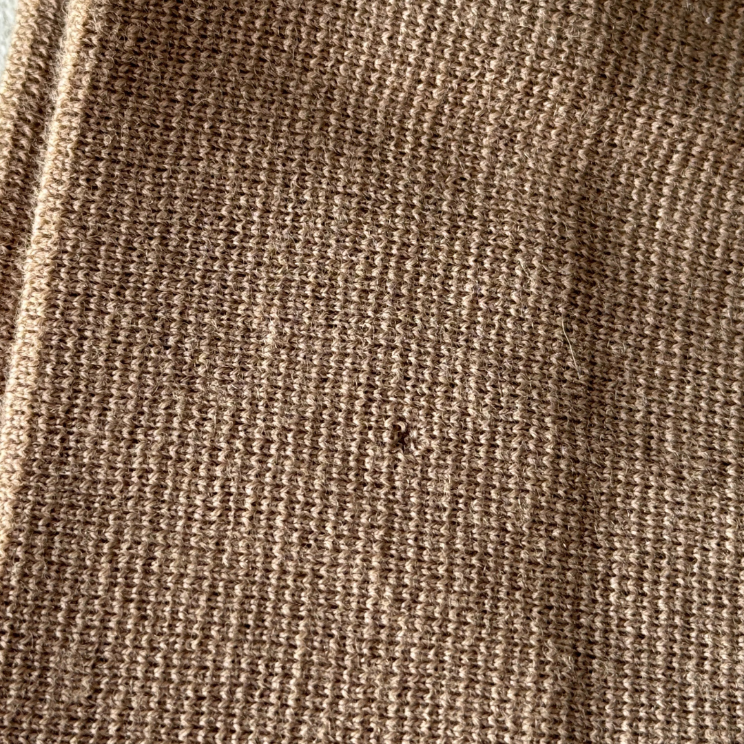 Voguemont 1950s Pure Wool Tan Skirt