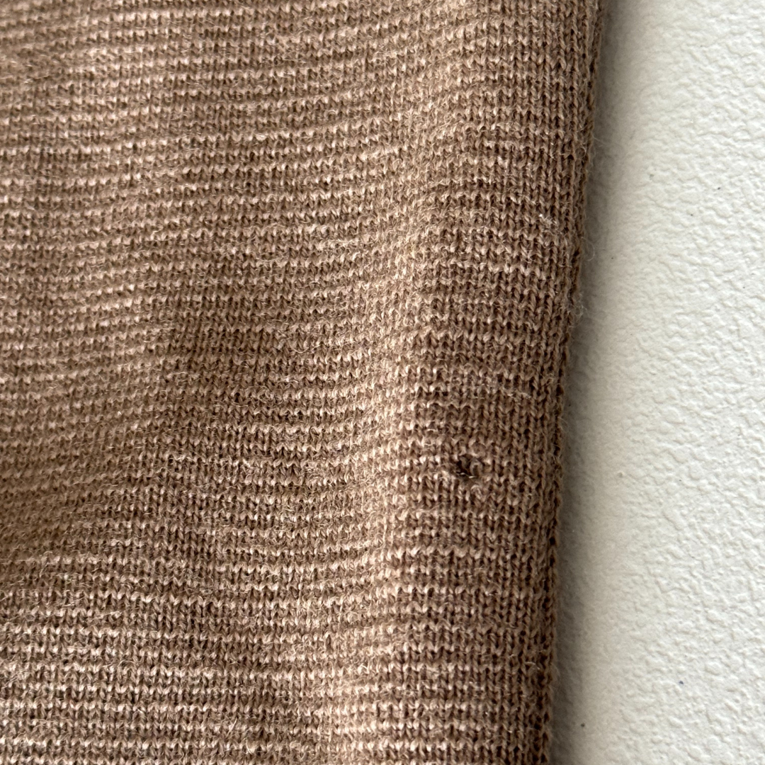 Voguemont 1950s Pure Wool Tan Skirt