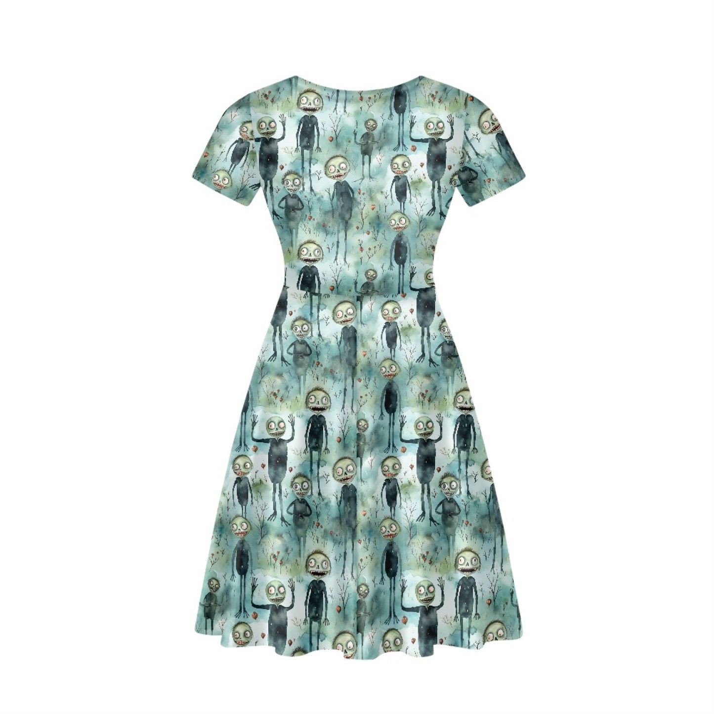 The Polly Dress in Beauty Ghoul Drop Out