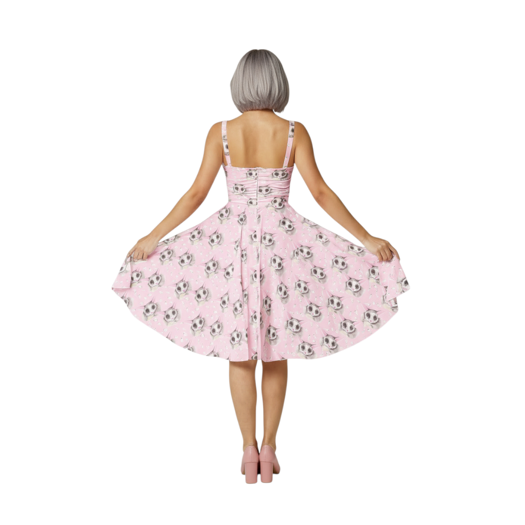 Lila Dress in Australian Sugar Glider