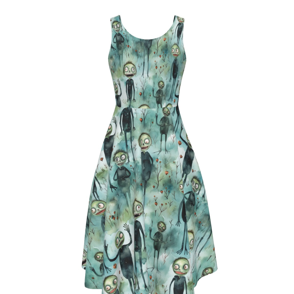The Bernice Dress in Beauty Ghoul Dropout