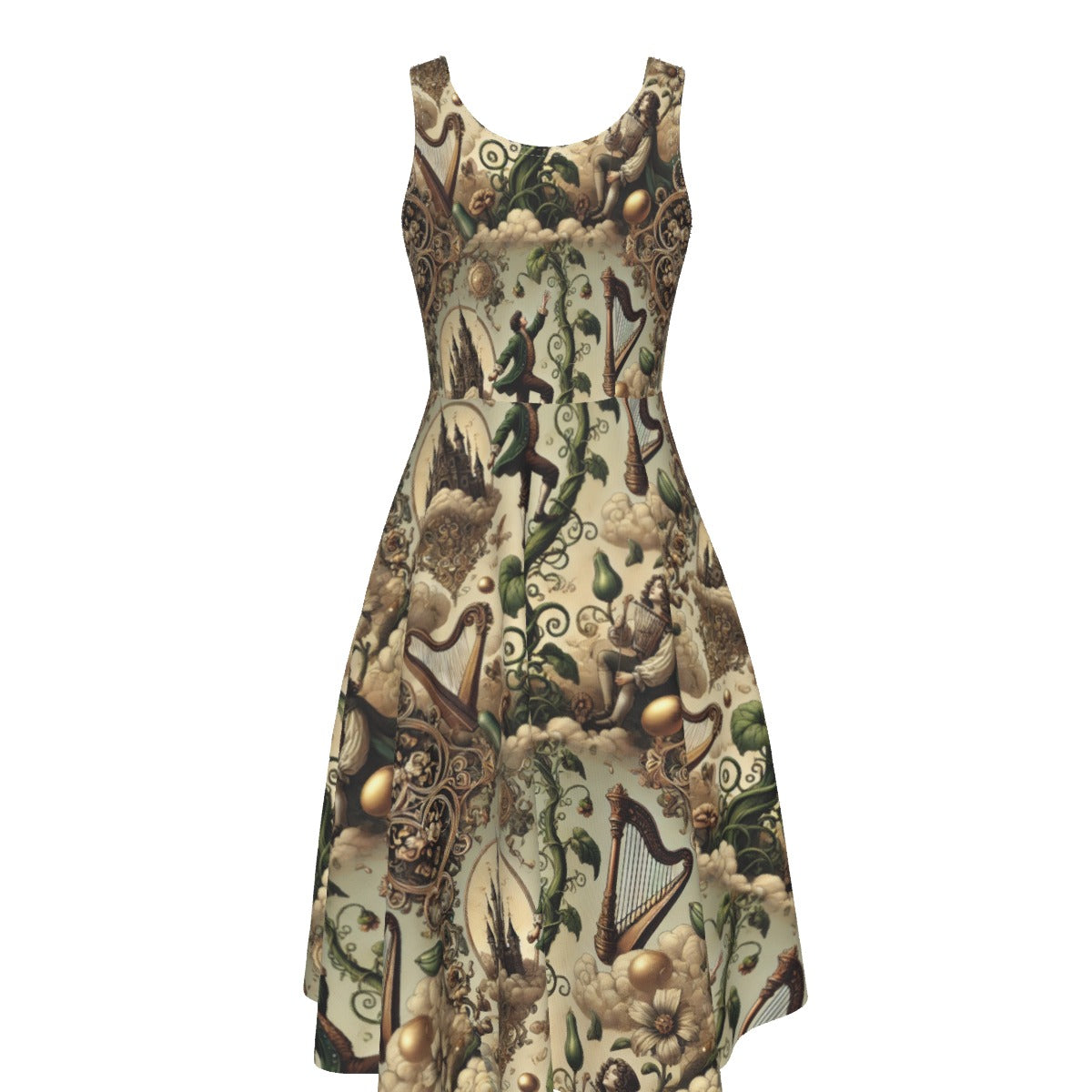 The Bernice Dress in Beanstalk Babe
