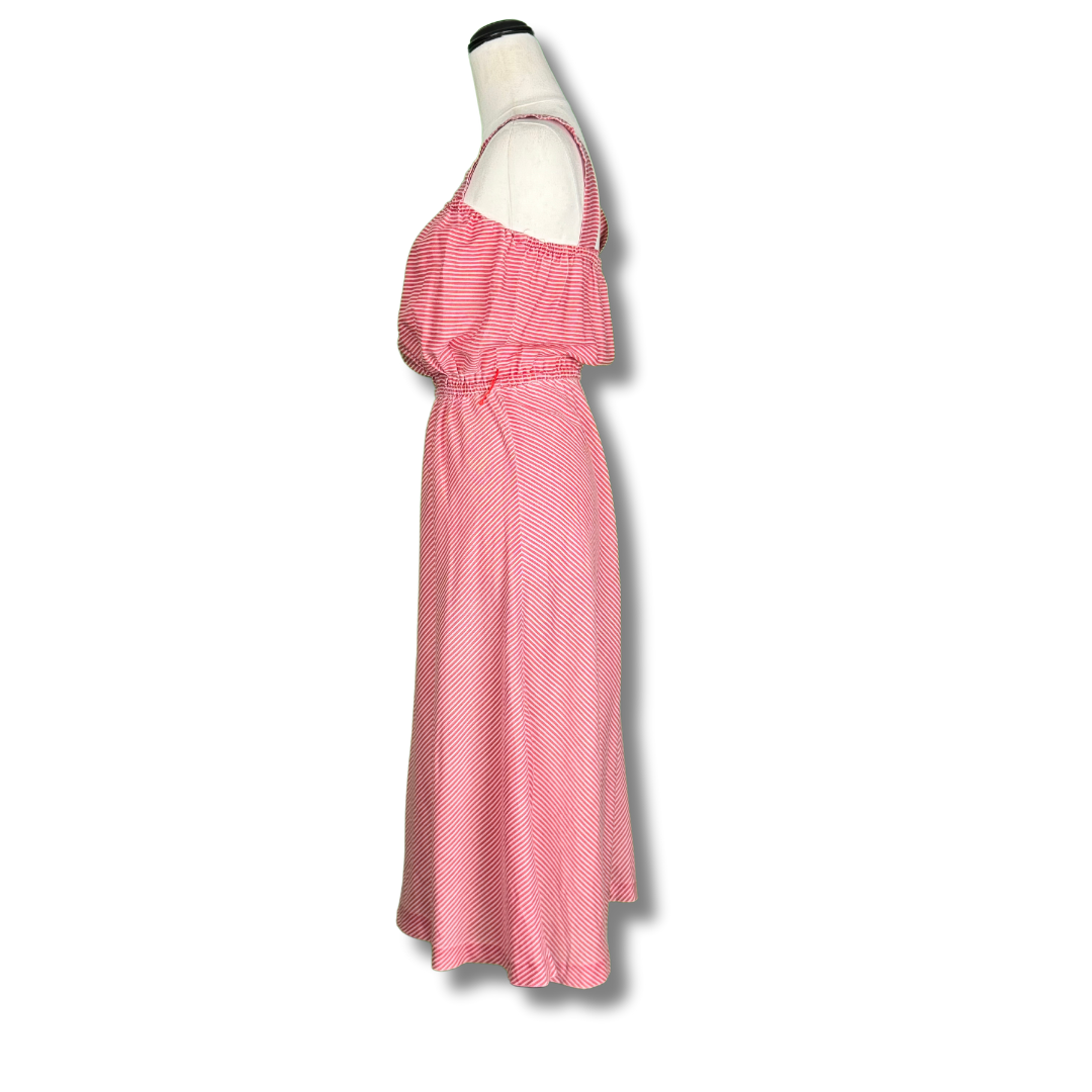 Conti-Lee Red 1970s Sundress