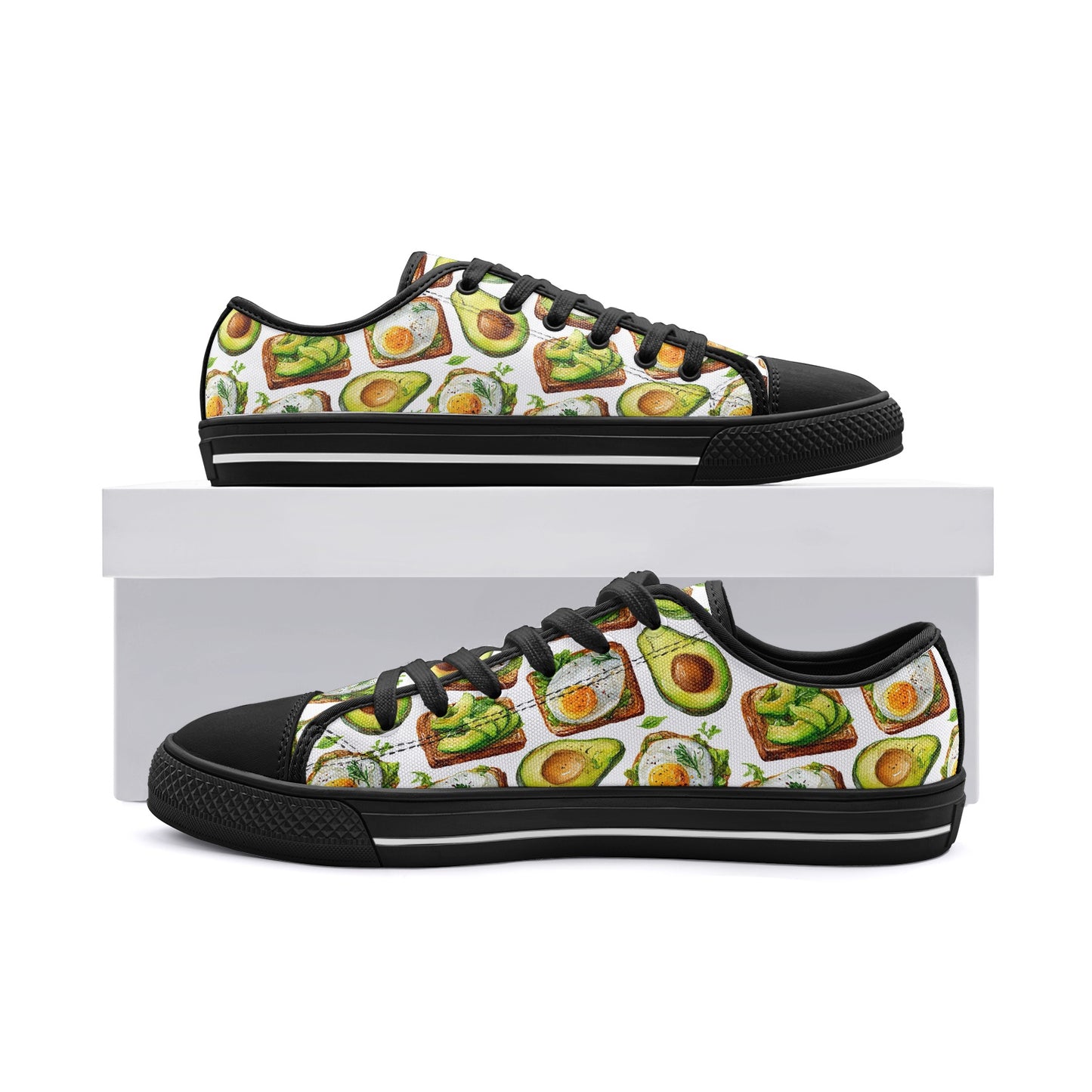 Frankie Sneakers in Avo Good Day in black
