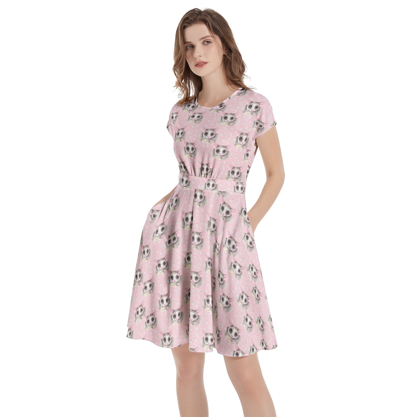 Clementine Day Dress in Australian Sugar Glider