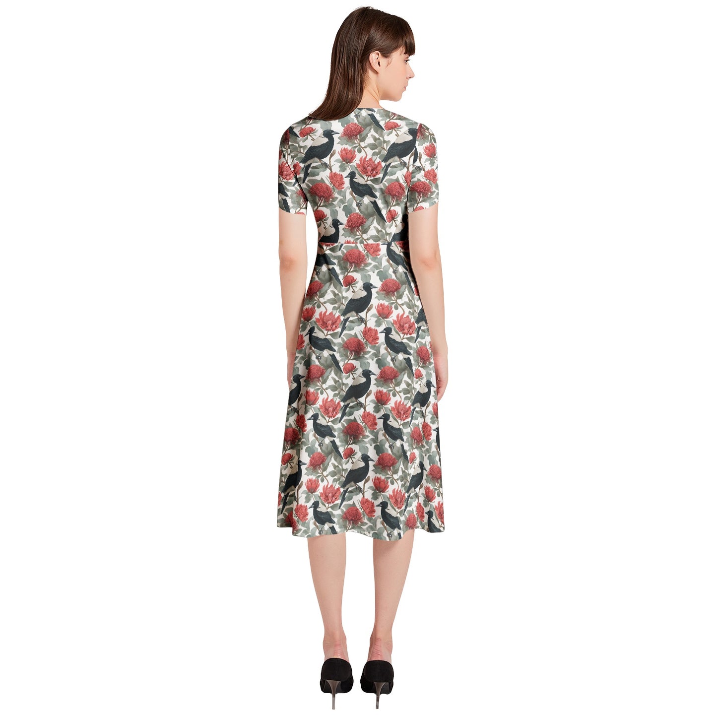 Mabel Dress in Magpie Season