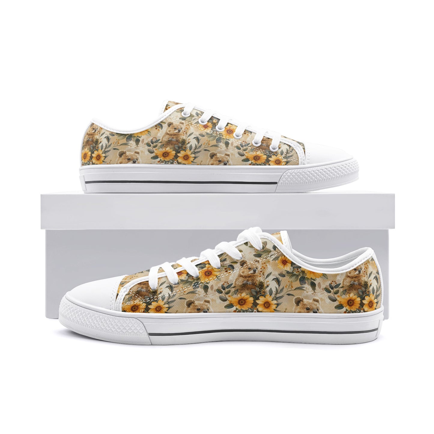 Frankie Sneakers in Sunny Quokka in White