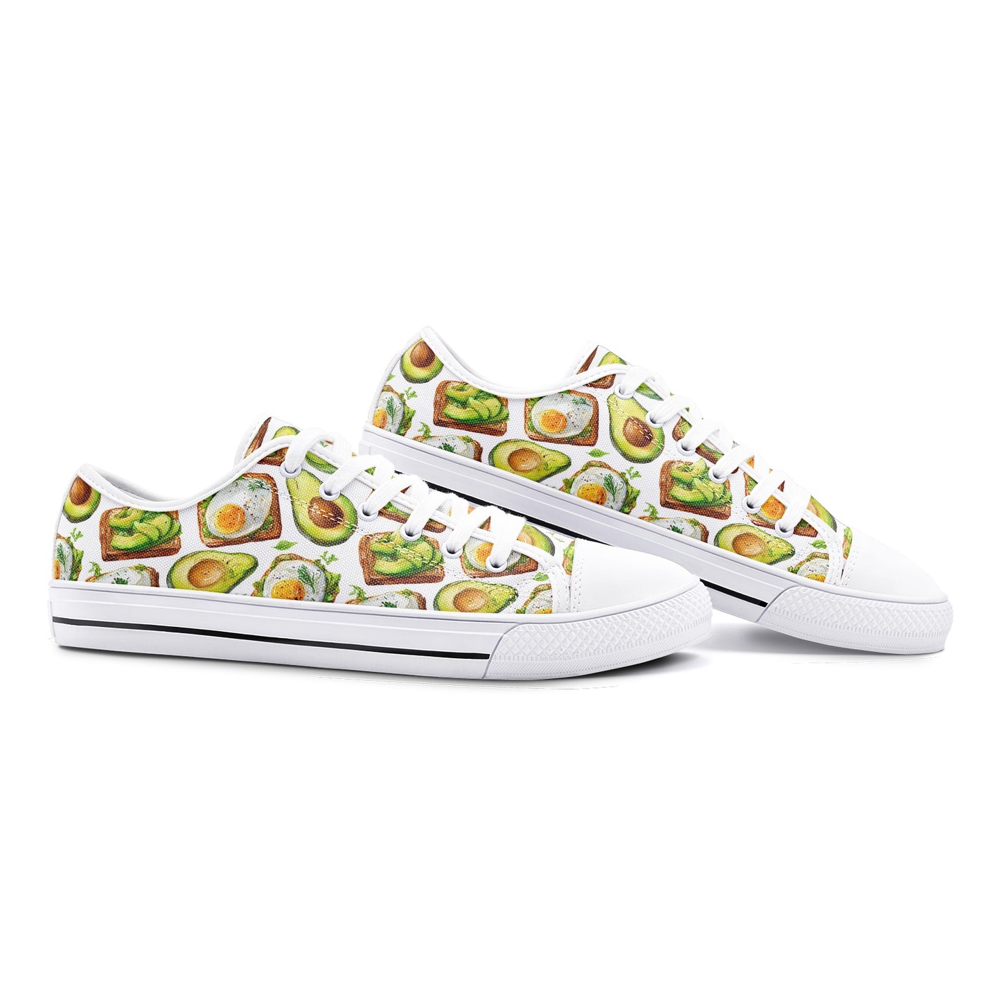 Frankie Sneakers in Avo Good Day in White