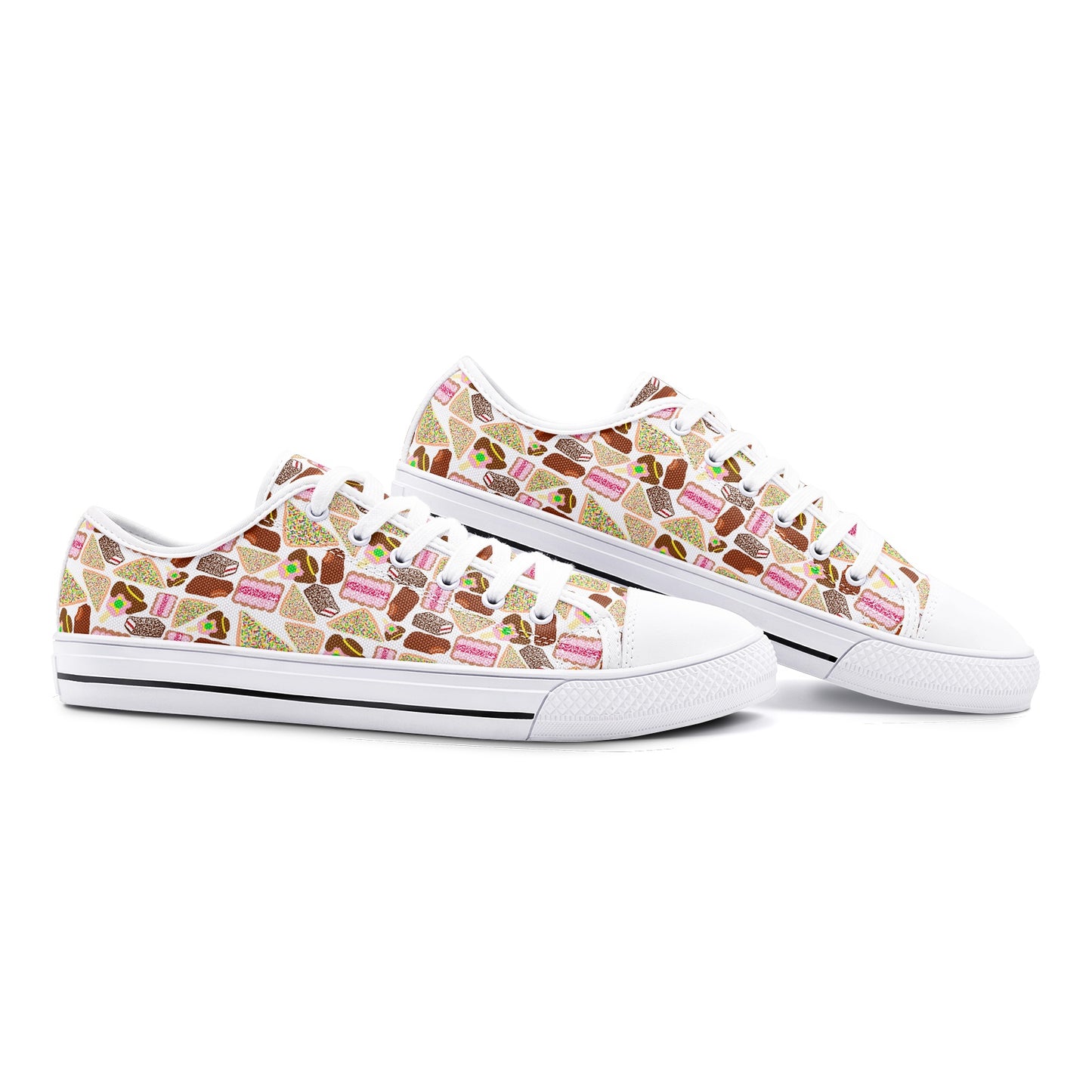 Frankie Sneakers in Bubble'o Bill and the Iced Vovo Brigade in white