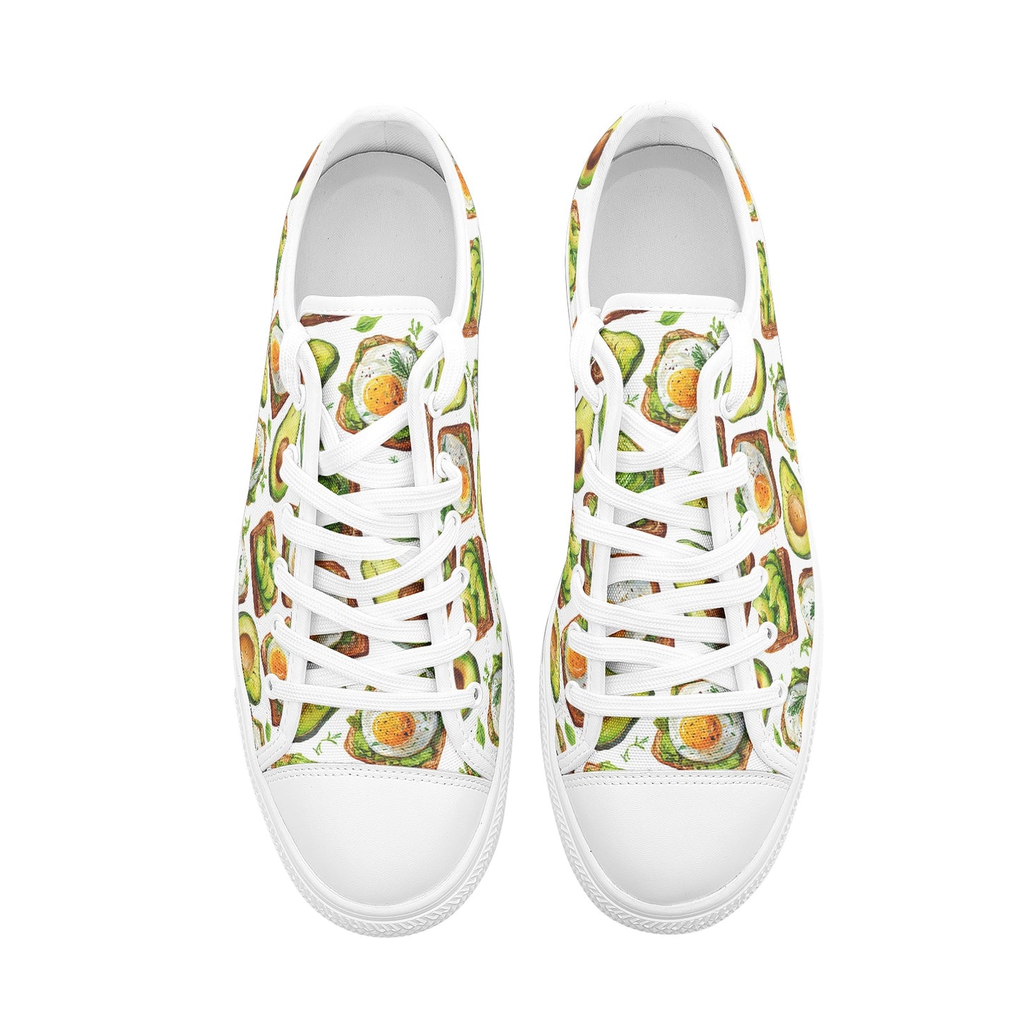 Frankie Sneakers in Avo Good Day in White