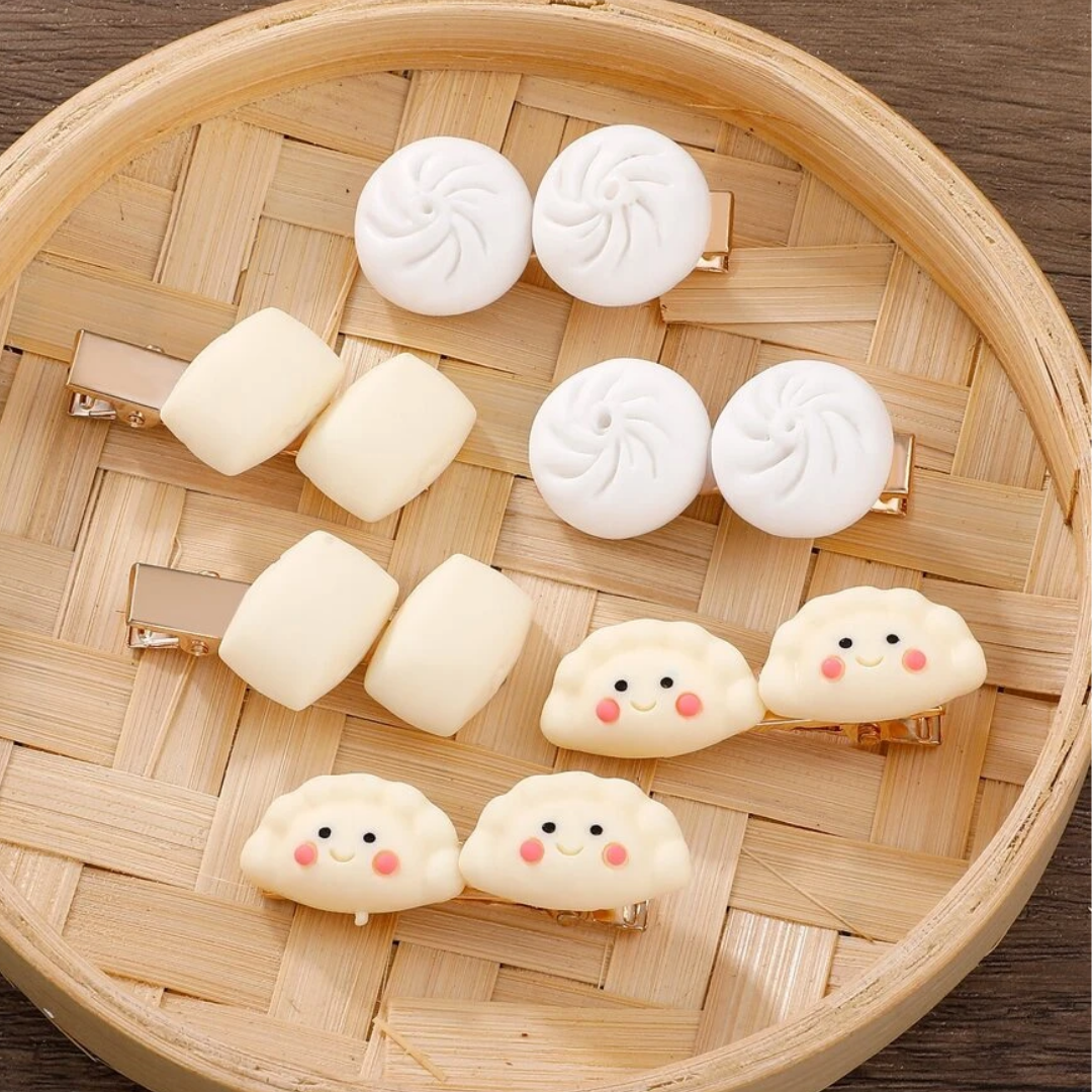 Cute Dumplings Hair Clips