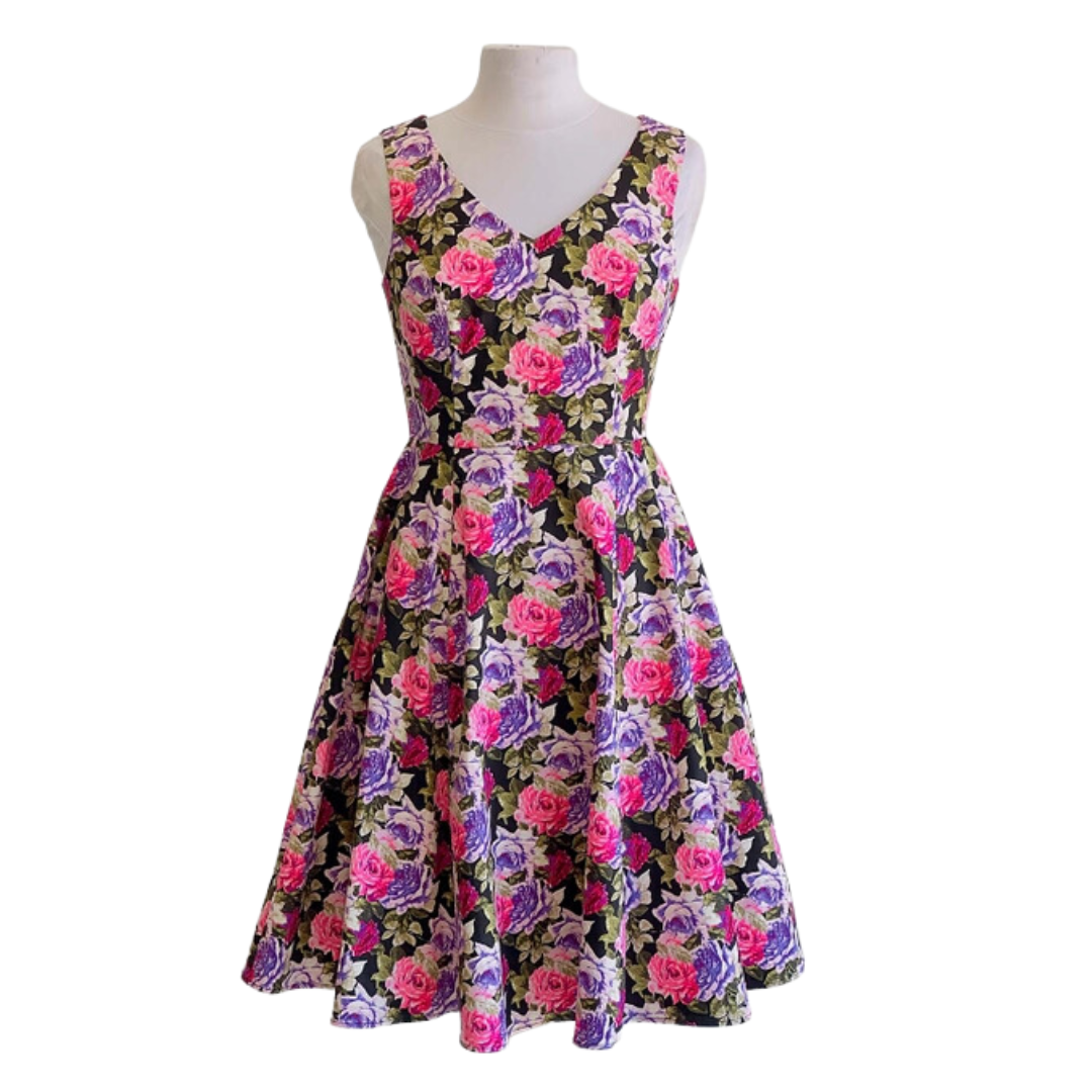 Eva Rose 60's Floral Dress – Cheribomb Retro